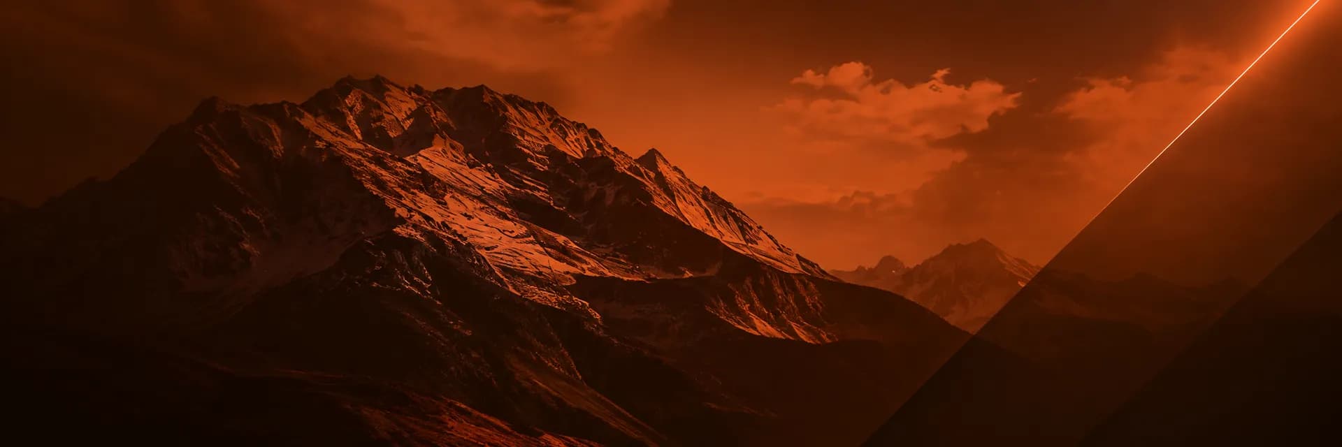 Mountain panorama backdrop