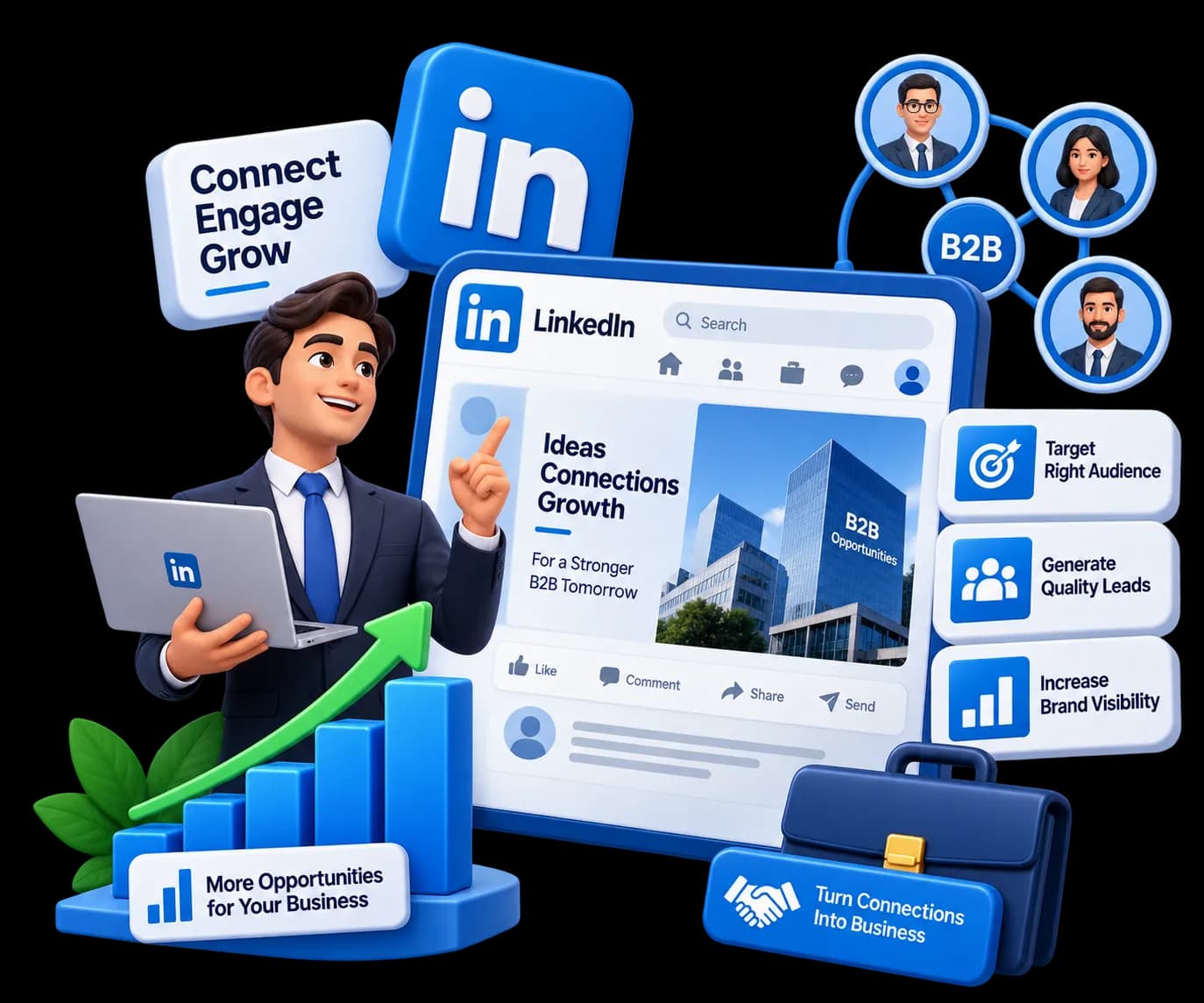 LinkedIn Marketing - Build Stronger B2B Connections with LinkedIn Marketing