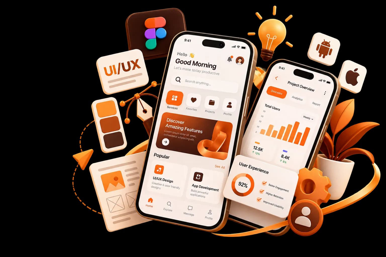 Mobile App UI/UX Design Services