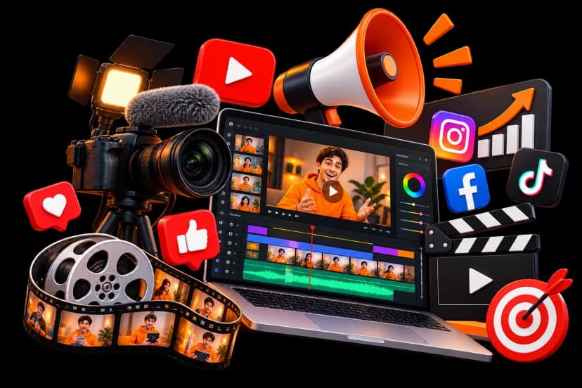 Video Marketing Strategy and Post-Production Services - Vibhas Tech