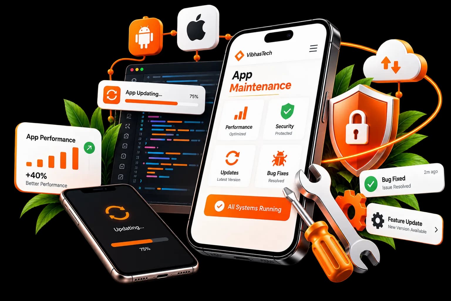 App Maintenance Services in Ahmedabad - Vibhas Tech