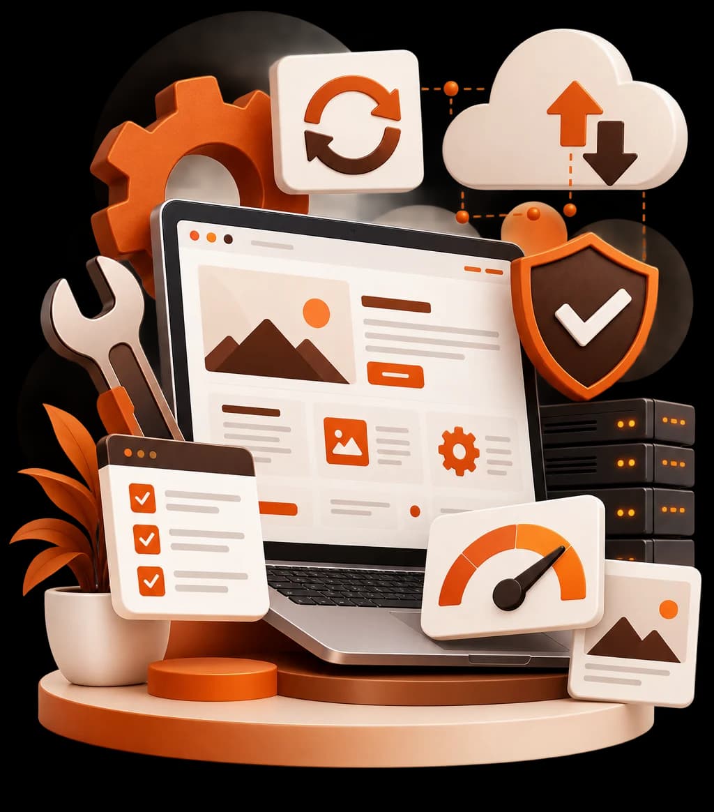Website Maintenance Services for Continuous Performance and Security - Vibhas Tech